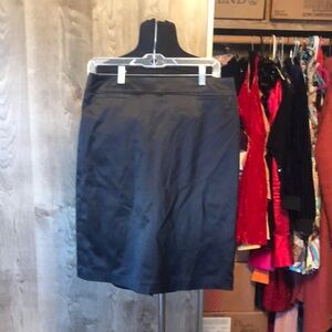 Pretty Black Silky Skirt by Georgiou Studio